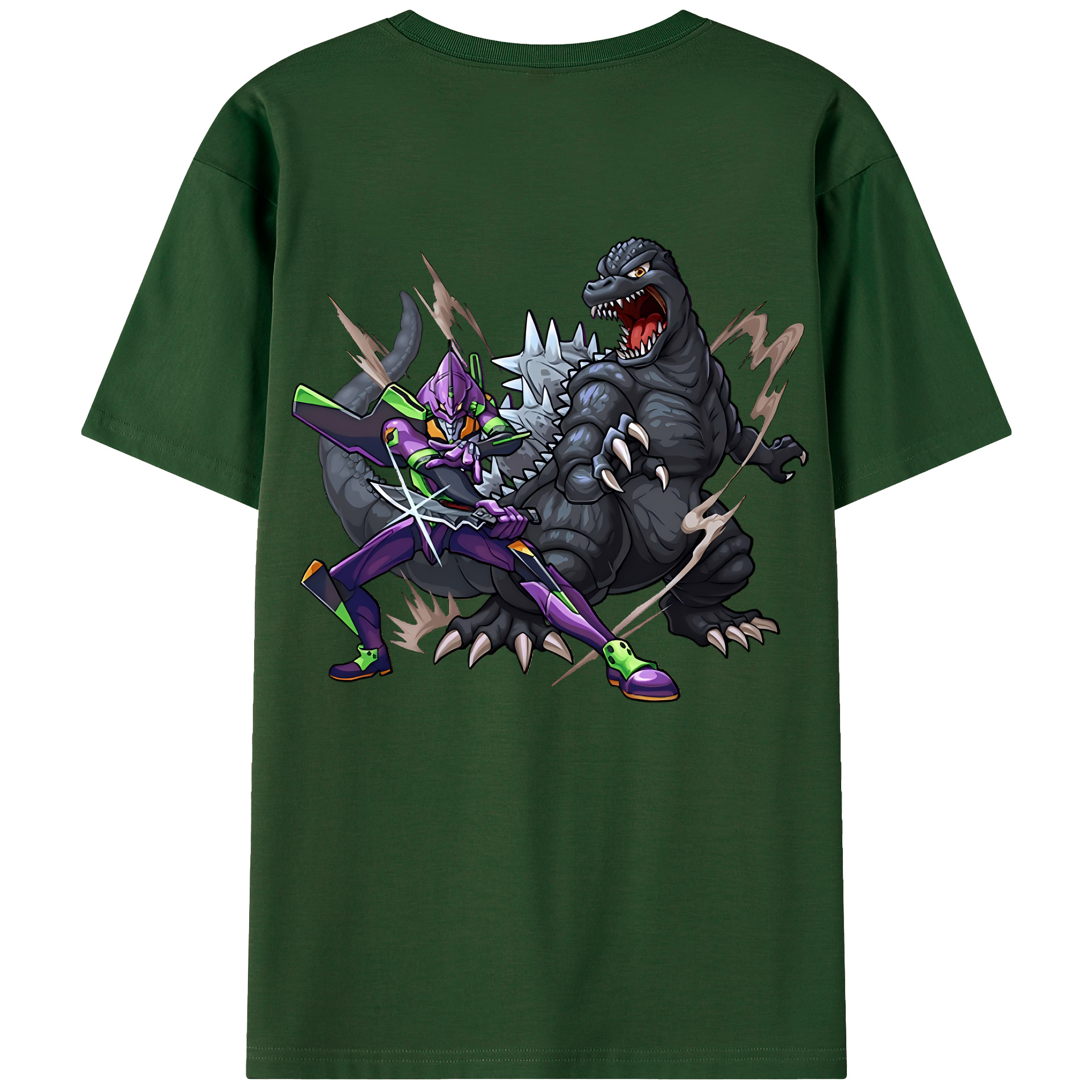 （画像用） EVA 新世紀エヴァンゲリオン 綿100％半袖Tシャツ（背面プリント）